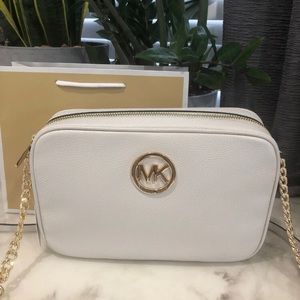 Michael Kors Fulton Crossbody in Vanilla NWT